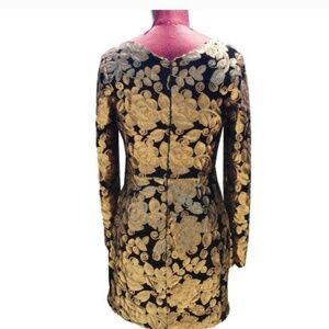 House of cb dress golden embellished